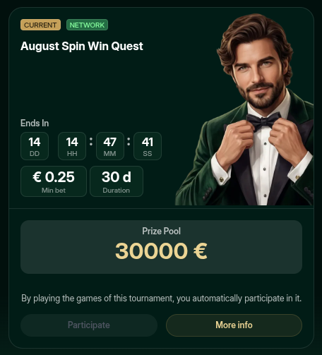 Cash Lounge Casino Tournaments